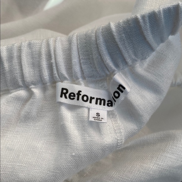 New Reformation Linen Wide-Leg Pants - Picture 14 of 16